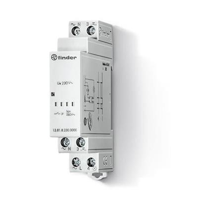 RELE' IMPULSI DIN 17.5MM 1NO 16A