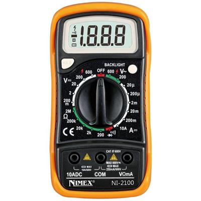 MULTIMETRO DIGIT.3 1/2 LCD NI2100