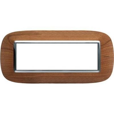 axolute - placca 6P legno ciliegio