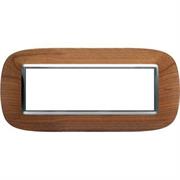 axolute - placca 6P legno ciliegio