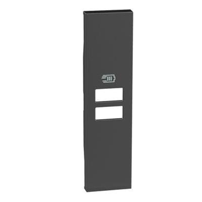 L.NOW - COVER CARICATORE 2USB 1M NERA