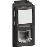 L.NOW - CONNETTORE RJ11 (4/6) K10 NERO