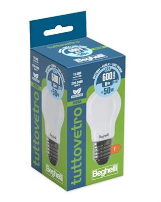 TVETRO LED OP SFERA 6W E27 6K5