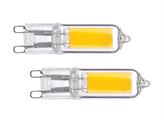 KIT 2PZ LAMPADINE LED G9 COB 4W 450LM 3000K 360°