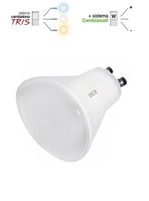 LAMPADA LED 7,5W GU10 B/N/C