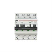 MTD AEG 3P+N C 10A 6KA 30MA A     565414