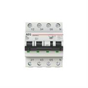 MTD AEG 3P+N C 20A 6KA 30MA A     565417