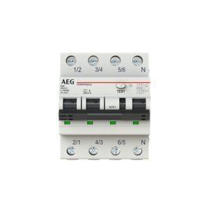 MTD AEG 3P+N C 25A 6KA 30MA A     565418