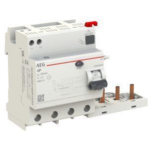 BLOCCO DIFF.AEG DX 4P 63A 500MA AC 4M