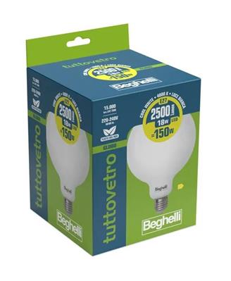 TVETRO LED OP GLOBO 18W E27 4K