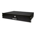 CASSETTO PORTADOCUMENTI 2U CON CHIAVE RAL 9