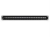PATCH PANEL 24 PORTE 19 POLL.NERO VUOTO TOO