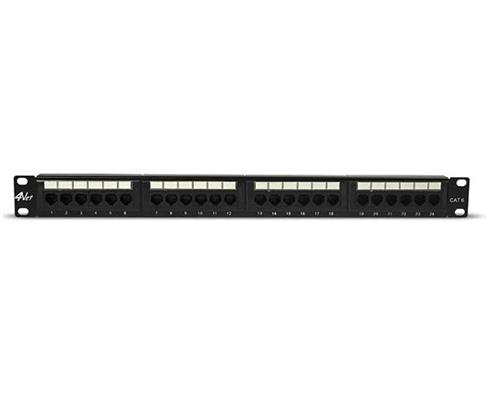 PATCH PANEL 24 PORTE UTP CAT.6 19 POLL.