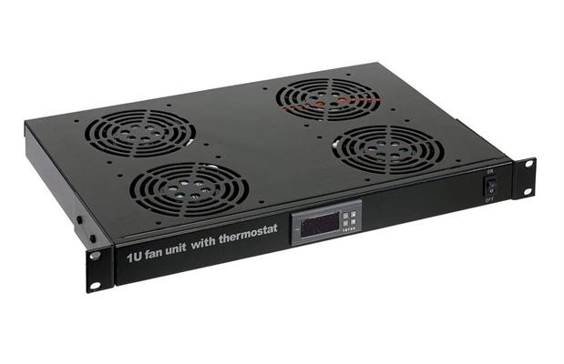 CASSETTO VENTILANTE 4 VENTOLE CON TERMOSTATO