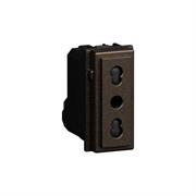 L.NOW - PRESA 2P+T 10/16A 250VAC BRONZE