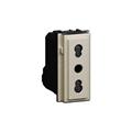 L.NOW - PRESA 2P+T 10/16A 250VAC CHAMPAGN