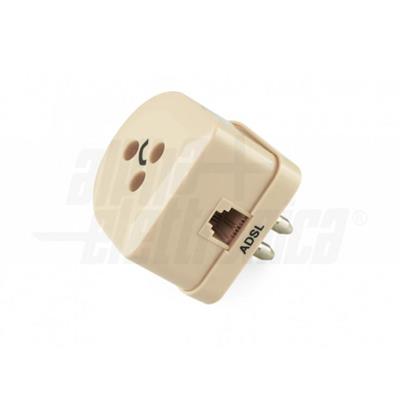 FILTRO ADSL DA SPINA A 3 CONTATI A PLUG
