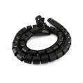 COPRICAVO FLESSIBILE 1M NERO D.30MM