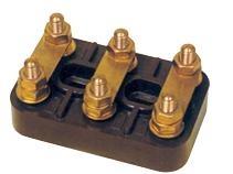 MORSETTIERA MEC  95X60MM. 6X8MA 6 PERNI