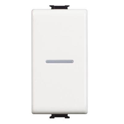 MATIX - PULSANTE AX 1P NO 10A 1M BIANCO