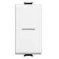 MATIX - PULSANTE AX 1P NO 10A 1M BIANCO