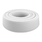 Tubo corrugato 33212 in PVC D. 25 bianco TF