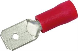 INNESTO MASCHIO ISOLATO 0,5-1MM  6,3X0,8 RO
