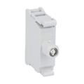 PORTALAMPADA LED GIALLO 12/30V AC/DC