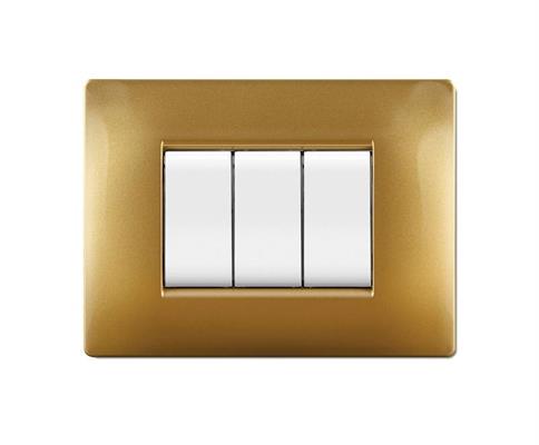 PLACCA MYLIFE Q 3 MODULI SABBIA ORO