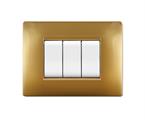 PLACCA MYLIFE Q 3 MODULI SABBIA ORO