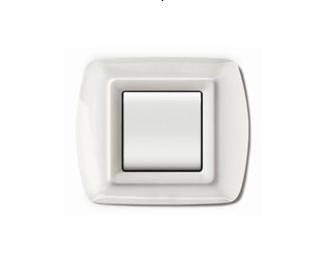 PLACCA MYLIFE 2 MODULI BIANCO