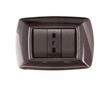 Placca MyLife 3 mod.grigio scuro