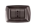 Placca MyLife 3 mod.grigio scuro