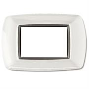 Placca MyLife 3 moduli bianco