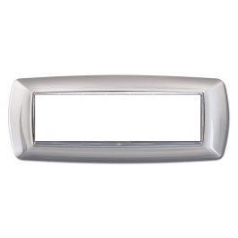 Placca MyLife 7 mod.alluminio chiaro