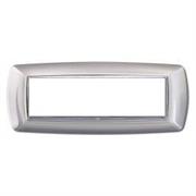 Placca MyLife 7 mod.alluminio chiaro