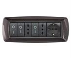 Placca MyLife 7 mod.grigio scuro