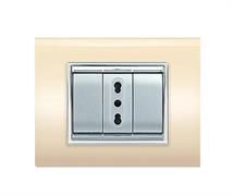 Placca NewPrestige 3 moduli avorio