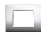 Placca NewPrestige 3 mod.alluminio ch.