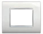 Placca NewPrestige 3 moduli bianco
