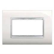 Placca NewPrestige 4 moduli bianco