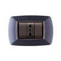 Placca MyLife 3 mod.vulc.grigio chiaro