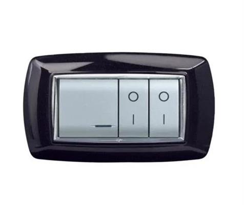 Placca MyLife 4 mod.nero glittering