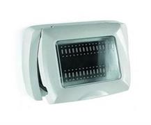PLACCA AUTOPORTANTE IP55 3MOD.MYLIFE BI.