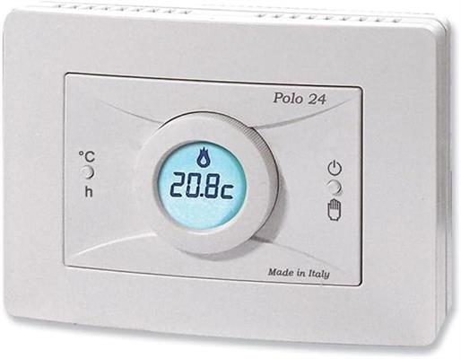 POLO 24 CRONOTERMOSTATO A BATTERIE CON DISP