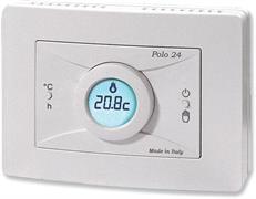 POLO 24 CRONOTERMOSTATO A BATTERIE CON DISP